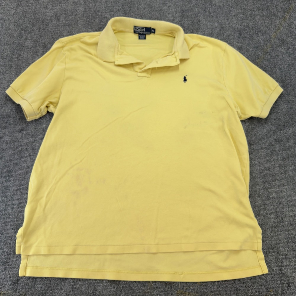 Polo Ralph Lauren Classic Fit Piqué Polo Shirt Light Yellow Size XL